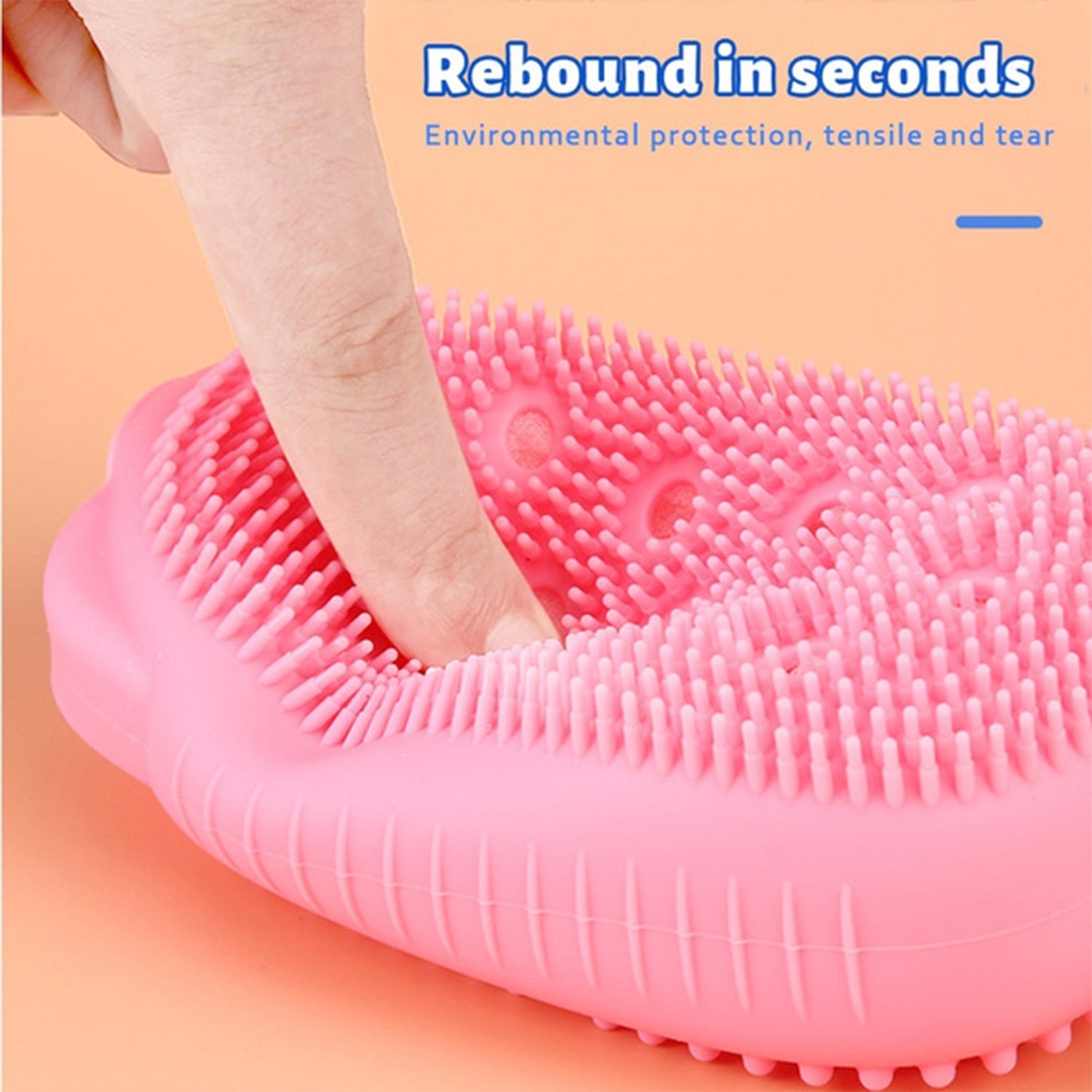 Silicone bath brush, bubble design, super soft. Silicone bath brush, bubble design, super soft.
